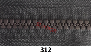 Zips kostený K-5,otvárateľný.80cm 312