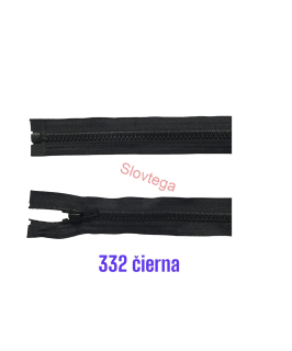 Zips kostený K-5,otvárateľný 40cm 332 čierna