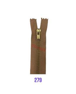 zips kovový neotvárateľný 4mm;No.4  18cm 279