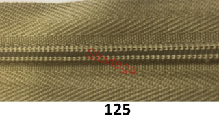 Zips špirálový S-3.3mm, 20cm; 125