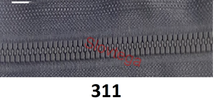 Zips špirálový S-3.3mm, 50cm; 311