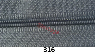 Zips špirálový S-3.3mm, 60cm; 316