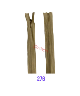 Zips krytý nedeliteľný 18cm; 276