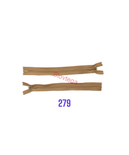 Zips krytý nedeliteľný 20cm; 279
