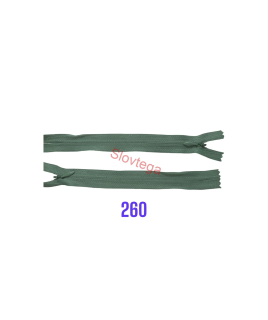 Zips krytý nedeliteľný 20cm; 260