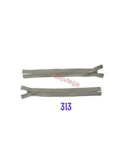 Zips krytý nedeliteľný 22cm; 313