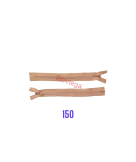 Zips krytý nedeliteľný 22cm; 150