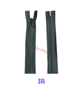 Zips krytý nedeliteľný 30cm, 315