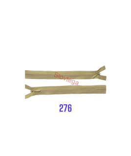 Zips krytý nedeliteľný 40cm; 276