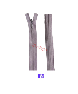 Zips krytý nedeliteľný 40cm; 165