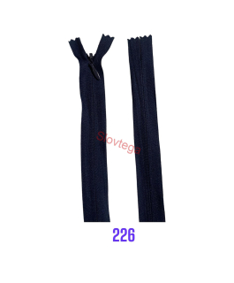 Zips krytý nedeliteľný 40cm; 226