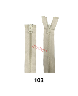 Zips špirálový No.6X; 6,4mm deliteľný 2 jazdce 40cm; 103
