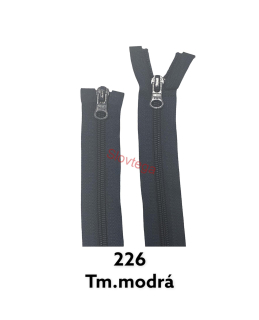 Zips špirálový No.6X; 6,4mm deliteľný 2 jazdce 45cm; 226
