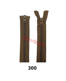 Zips špirálový No.6X; 6,4mm deliteľný 2 jazdce 45cm; 300