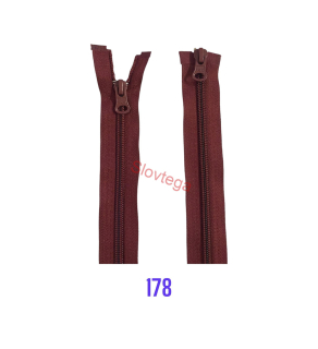 Zips špirálový No.6X; 6,4mm deliteľný 2 jazdce 50cm; 178