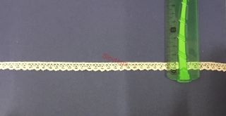Krajka bavlnená 102,56;10mm;10m/m=0,33€ béžová